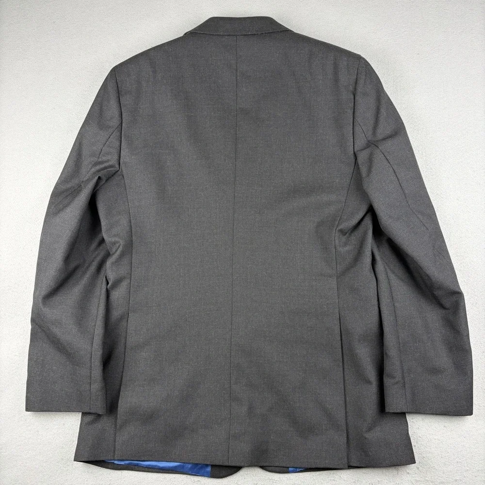 Harvie & Hudson Wool Blazer Men's 40R Black Alfred Brown England